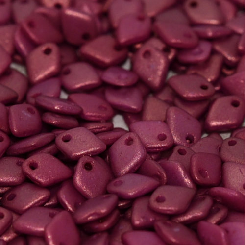 1.5mm x 5mm Dragon Scale Bead - 1 Hole - Alabaster French Rose - 02010-29260