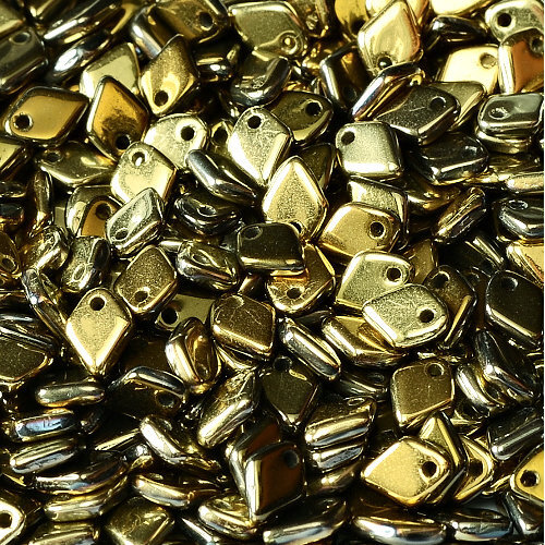 1.5mm x 5mm Dragon Scale Bead - 1 Hole - Jet California Night - 23980-98543 - 5gm Bag