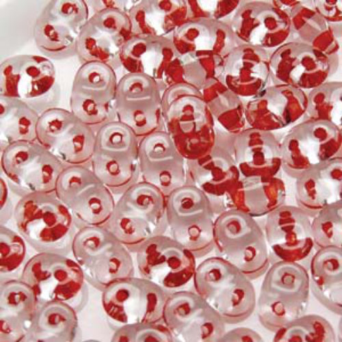 Mini Duo 2mm x 4mm - DU0400030-44893 - Crystal Red Lined