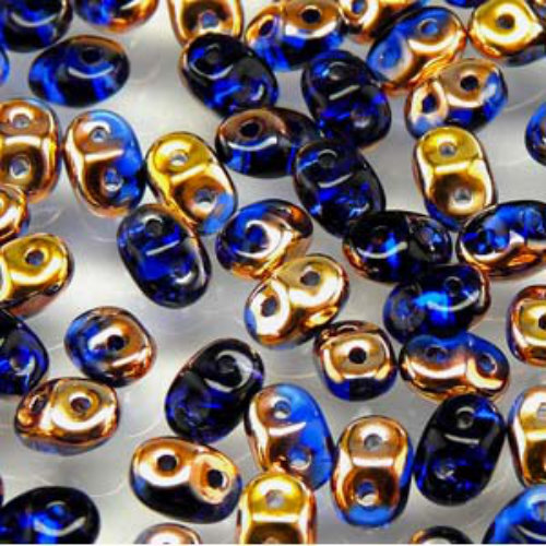 Mini Duo 2mm x 4mm - DU0430060-27101 - Sapphire Capri Gold