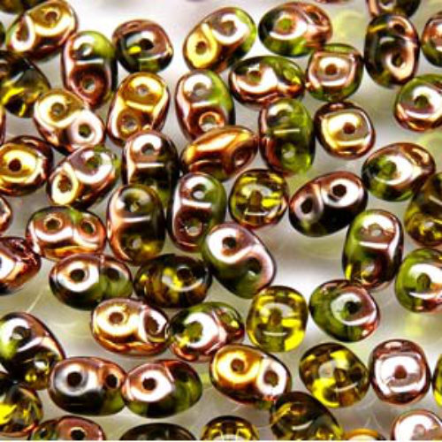 Mini Duo 2mm x 4mm - DU0450230-27101 - Olivine Capri Gold