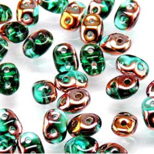 Mini Duo 2mm x 4mm - DU0450720-27101 - Emerald Capri Gold