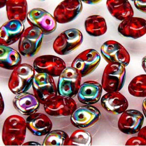 Mini Duo 2mm x 4mm - DU0490080-28101 - Ruby Vitrail