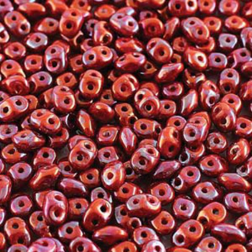 Mini Duo 2mm x 4mm - DU0493200-15001 - Coral Red Nebula