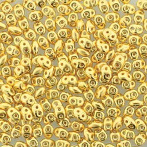 Super Duo 2.5mm x 5mm - DU05-GP - 24Kt Gold Plated