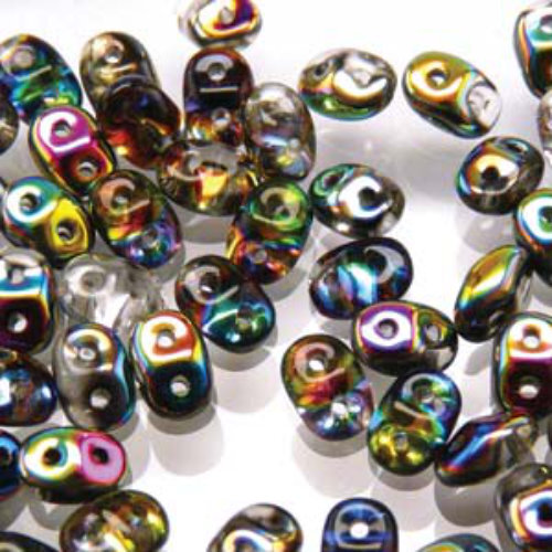 Super Duo 2.5mm x 5mm - DU0500030-28101 - Crystal Vitrail