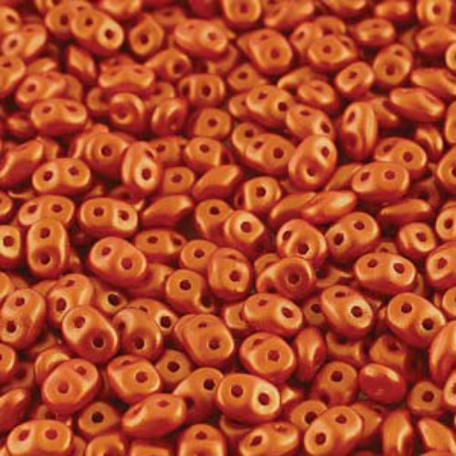 Super Duo 2.5mm x 5mm - DU0502010-24106 - Gold Shine Brick Red