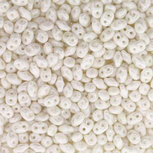 Super Duo 2.5mm x 5mm - DU0503000-14400 - Chalk White Luster