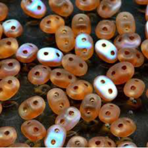 Super Duo 2.5mm x 5mm - DU0510230-28771 - Matte Smoke Topaz AB