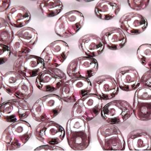 Super Duo 2.5mm x 5mm - DU0520060-14400 - Amethyst White Luster