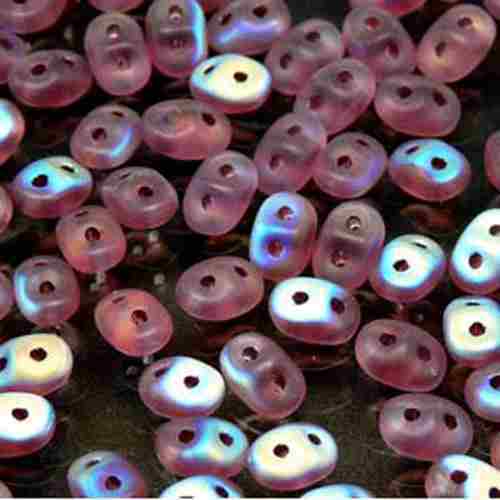 Super Duo 2.5mm x 5mm - DU0520060-28771 - Matte Amethyst Vitrail