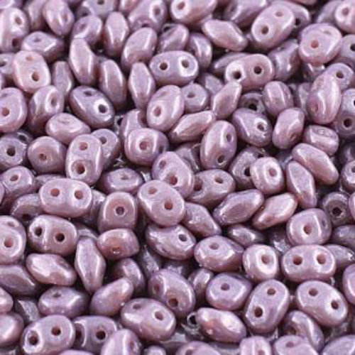 Super Duo 2.5mm x 5mm - DU0521010-14400 - Violet Opal White Luster