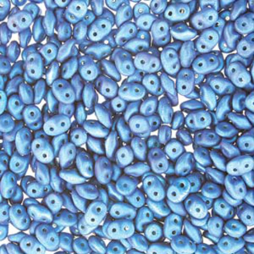 Super Duo 2.5mm x 5mm - DU0523980-24303 - Matte Metalust Crown Blue
