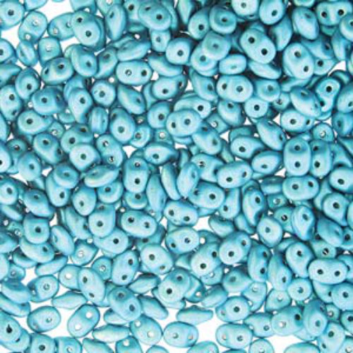 Super Duo 2.5mm x 5mm - DU0523980-24306 - Matte Metalust Turquoise