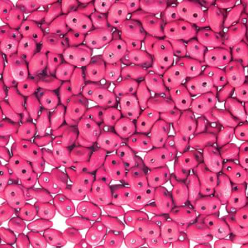 Super Duo 2.5mm x 5mm - DU0523980-24307 - Matte Metalust Hot Pink