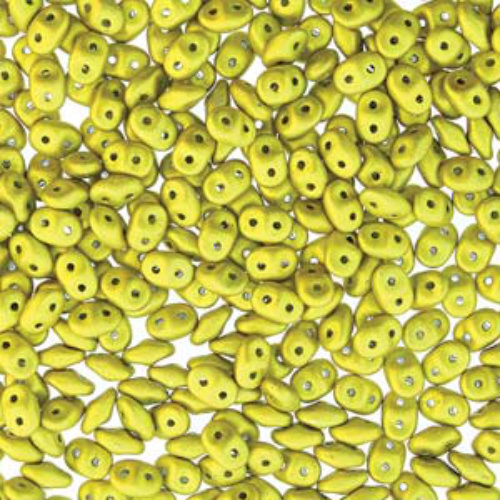 Super Duo 2.5mm x 5mm - DU0523980-24308 - Matte Metalust Yellow Gold