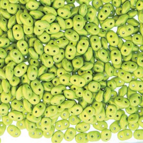 Super Duo 2.5mm x 5mm - DU0523980-24310 - Matte Metalust Electric Green