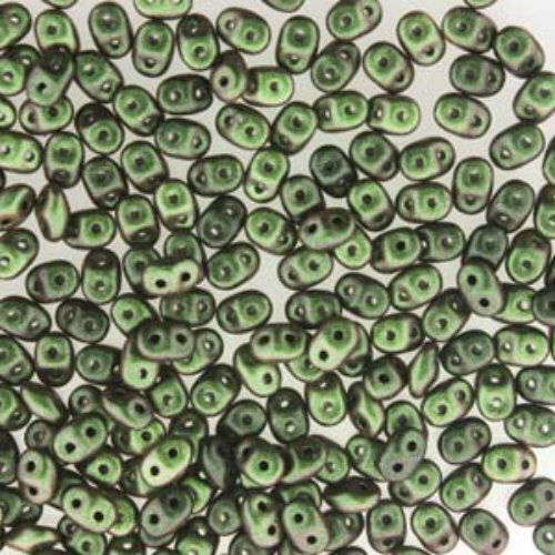 Super Duo 2.5mm x 5mm - DU0523980-29034 - Polychrome Sage & Citrus