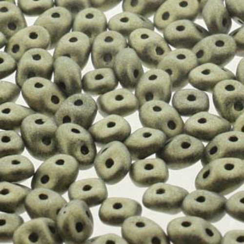 Super Duo 2.5mm x 5mm - DU0523980-79080 - Jet Metallic Suede Gold