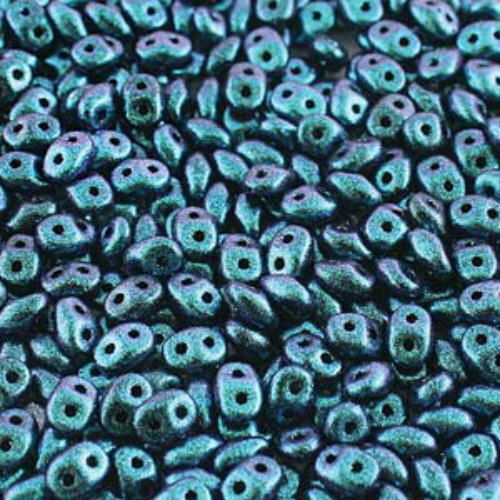 Super Duo 2.5mm x 5mm - DU0523980-94109 - Polychrome Dark Capri Blue
