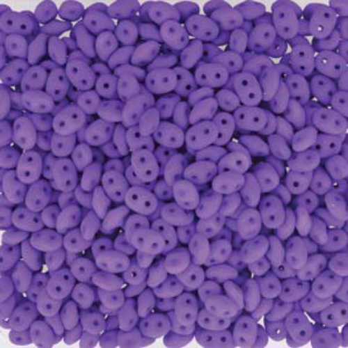 Super Duo 2.5mm x 5mm - DU0525145 - Alabaster Neon Orchid