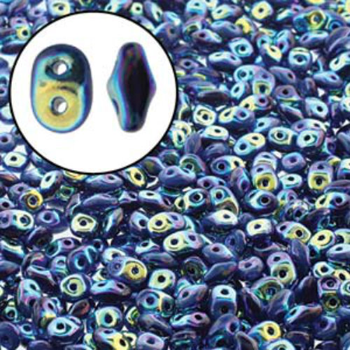Super Duo 2.5mm x 5mm - DU0533022-28703 - Duet Opaque Denim Full AB