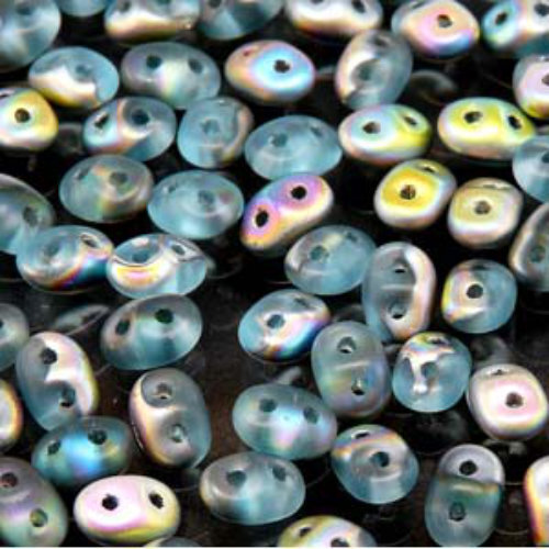 Super Duo 2.5mm x 5mm - DU0560020-28171 - Matte Aqua Vitrail