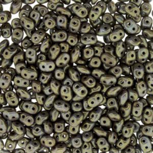 Super Duo 2.5mm x 5mm - DU0563030-15695 - Turquoise Blue Senegal Brown Purple