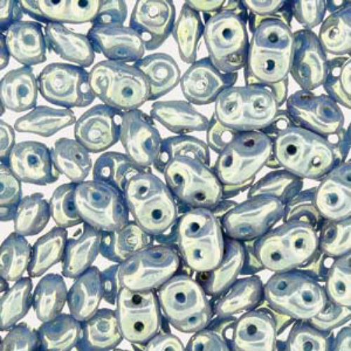 Super Duo 2.5mm x 5mm - DU0563900-14495 - Dark Green Turquoise Red Luster