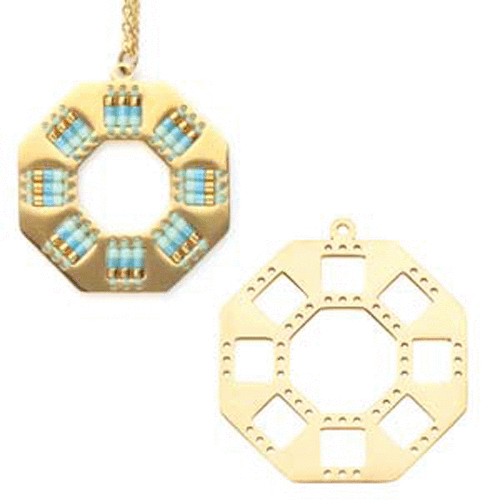 Centreline Octagon Pendant 29mm x 31.8mm - EC032