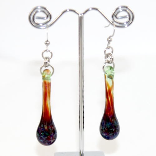 Borosilicate Glass Drop Earrings