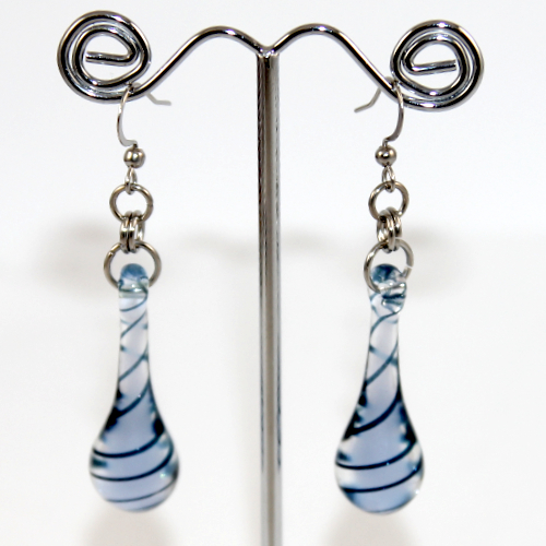 Borosilicate Glass Drop Earrings