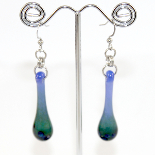 Borosilicate Glass Drop Earrings