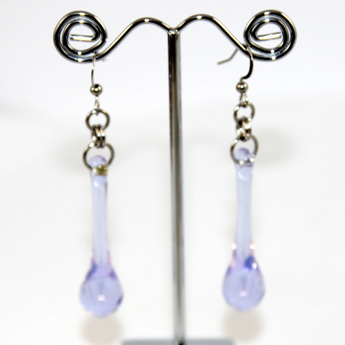 Borosilicate Glass Drop Earrings