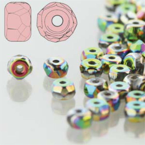 Faceted Micro Spacers 2mm x 3mm - Full Vitrail - FPMS2300030-28103
