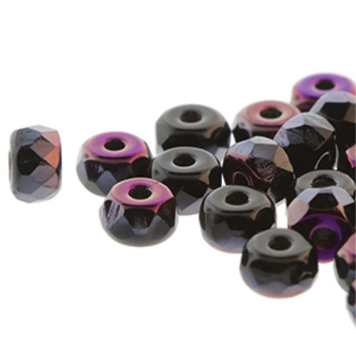 Faceted Micro Spacers 2mm x 3mm - Brown Flare - FPMS2323980-23001