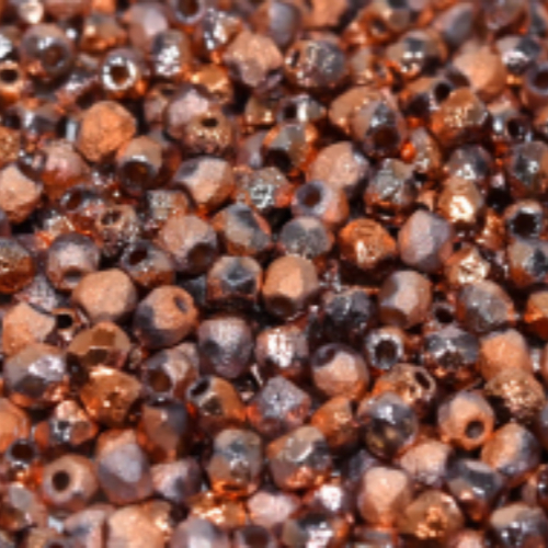 2mm Fire Polish Bead - Crystal Etched Sunset Full - 00030-27183
