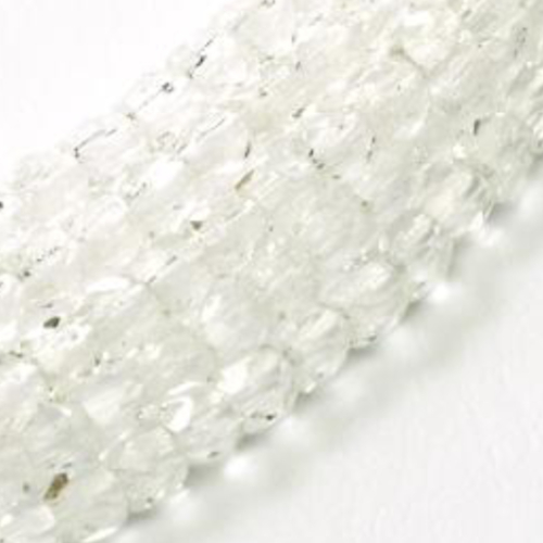 2mm Fire Polish Bead - Crystal  - 00030 - 50 Piece Bag
