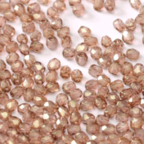 3mm Fire Polish Bead - Crystal Teracota Red - 00030-15495