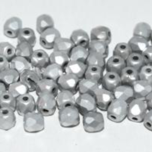 3mm Fire Polish Bead - Crystal Labrador Full Matted - 00030-27070