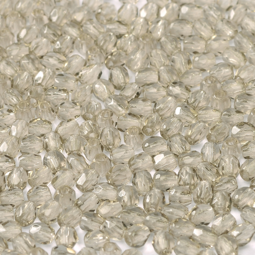 3mm Fire Polish Bead - Black Diamond - 40010