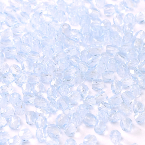 6mm Fire Polish Bead - Light Sapphire  - 30010 - 30 Piece Bag