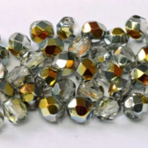 8mm Fire Polish Bead - Crystal Marea - 00030-28001 - 20 Piece Bag