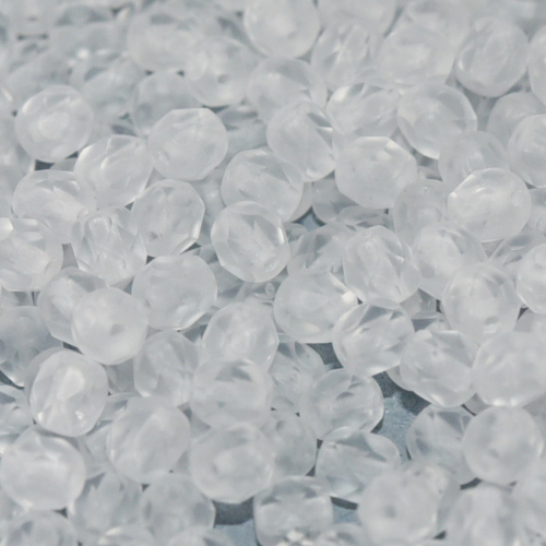 8mm Fire Polish Bead - Crystal Matte - 00030-84110 - 20 Piece Bag