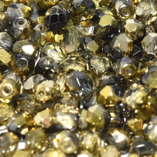 8mm Fire Polish Bead - Crystal Sunny Magic Night - 00030-98005 - 20 Piece Bag