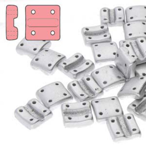 Fixer Vertical Holes 8mm x 7.5mm - Bronze Aluminium - FXRV8700030-01700