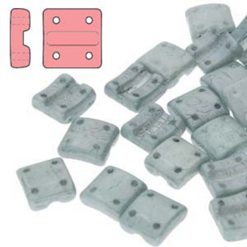 Fixer Vertical Holes 8mm x 7.5mm - Chalk Green Luster - FXRV8703000-14459