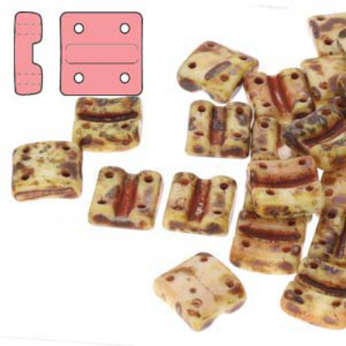 Fixer Vertical Holes 8mm x 7.5mm - Chalk Dark Travertine - FXRV8703000-86805