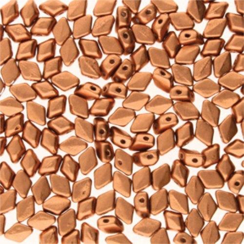 Mini Gem Duo 6mm x 4mm - GD6400030-01770 - Bronze Vintage Copper