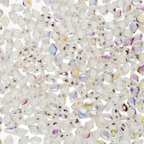 Mini Gem Duo 6mm x 4mm - GD6400030-28701 - Crystal AB
